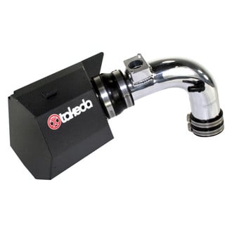 Takeda® - Retain Stage 2 Aluminum Polished Short Ram Air Intake System with Pro Dry S Gray Filter