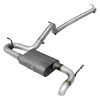 aFe® - Scorpion™ Aluminized Steel Hi-Tuck Cat-Back Exhaust System with Single Rear Exit