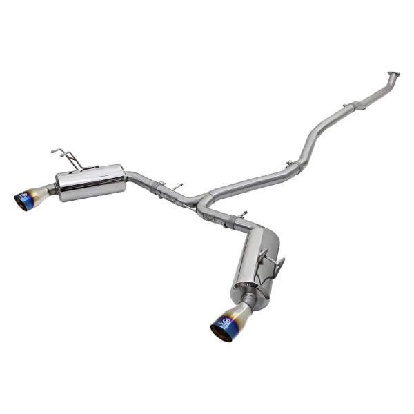 Takeda® - 304 SS Cat-Back Exhaust System, Honda Civic