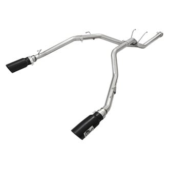 aFe® - Large Bore HD™ 409 SS DPF-Back Exhaust System with Split Rear Exit