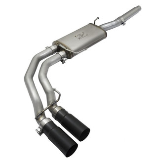 aFe® - Rebel Series™ 409 SS Cat-Back Exhaust System with Dual Side Exit