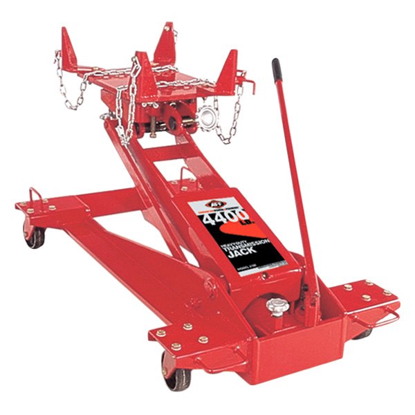 AFF® - 4400 lb 8-1/2" to 34" Heavy-Duty Low-Lift Air/Hydraulic Transmission Jack with Transmission Jack Adapter