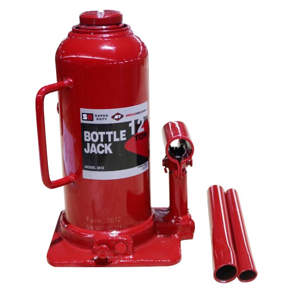 AFF® - 12 t 7.48" to 14.17" Super Duty Hydraulic Bottle Jack