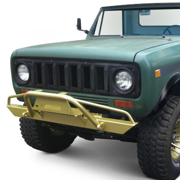 Affordable Offroad® - Affordable Series Mid Width Front HD Black Powder Coated Bumper 