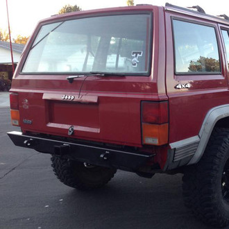 Affordable Offroad® - Affordable Series Mid Width Raw Rear HD Bumper