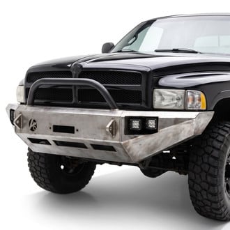Affordable Offroad® - Elite Series Full Width Raw Front Winch Modular Bumper