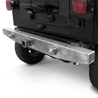 Affordable Offroad® - Elite Series Full Width Raw Rear HD Bumper