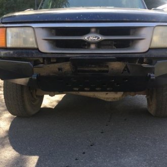 Front Bumper for 93-97 Ford Ranger Chrome Steel 