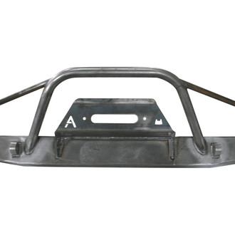 Affordable Offroad® - Elite Series Full Width Black Powder Coated Front Winch HD Bumper with Pre-Runner Guard