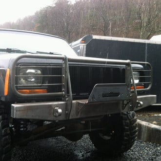 Affordable Offroad® - Elite Brush Guard Winch Front Bumper
