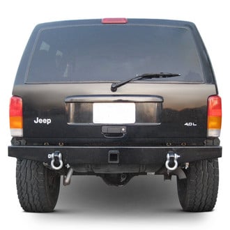 Affordable Offroad® - Elite Series Mid Width Front Winch HD Bumper with Pre-Runner Guard and Rear HD Bumper