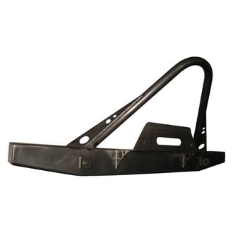 Affordable Offroad® - Elite Series Full Width Raw Front Winch HD Bumper with Stinger