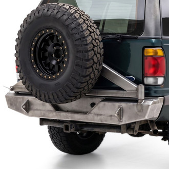 Affordable Offroad® - Elite Series Full Width Rear HD Bumper with Tire Carrier