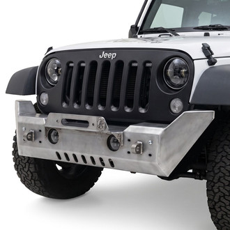 Affordable Offroad® - Mid Width Raw Front Winch HD Bumper