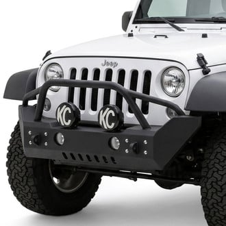 Affordable Offroad® - Mid Width Raw Front Winch HD Bumper with Pre-Runner Guard