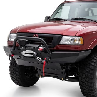 Affordable Offroad® - Elite Series Full Width Modular Front Winch Bumper with Hoop