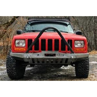 Affordable Offroad® - Rock Hard Series Plain Winch Front Modular Bumper with Stinger