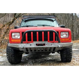 Affordable Offroad® - Rock Hard Series Plain Winch Front Modular Bumper