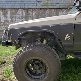 Affordable Offroad® - Elite Raw Front Body Armor with Flares