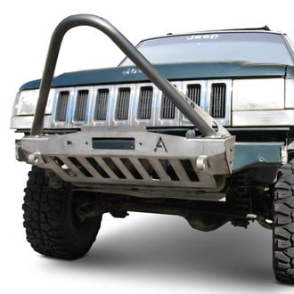 Affordable Offroad® - Elite Series Stubby Front HD Winch Bumper with Stinger