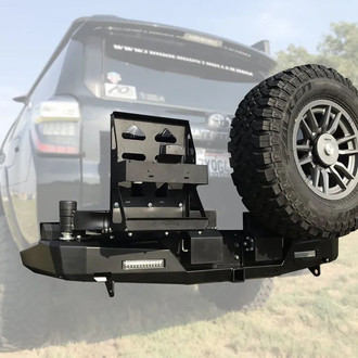 AFN 4x4 America® - Full Width HD Black Rear Bumper