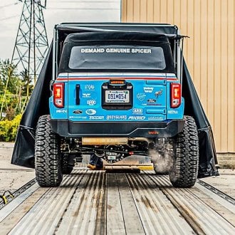 AFN 4x4 America® - Full Width Black Rear Bumper