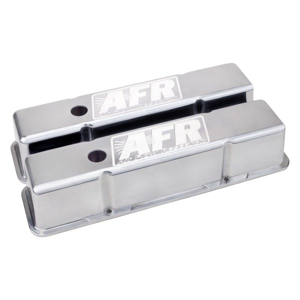 AFR® 6704 Tall Polished Aluminum Valve Covers (Chevy Small Block Gen I)