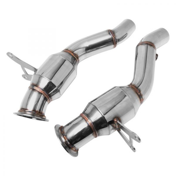 Agency Power® - Racing 304 SS High Flow Catted Exhaust Pipes