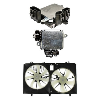 Agility® - 2-Pc Dual Radiator and Condenser Fan Assembly Kit