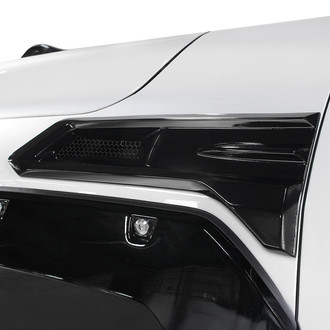Air Design® - Satin Black Front Fender Vent Set