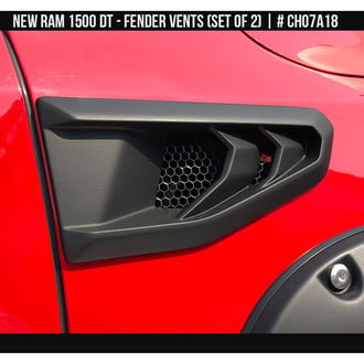 Air Design® - Satin Black Fender Vents