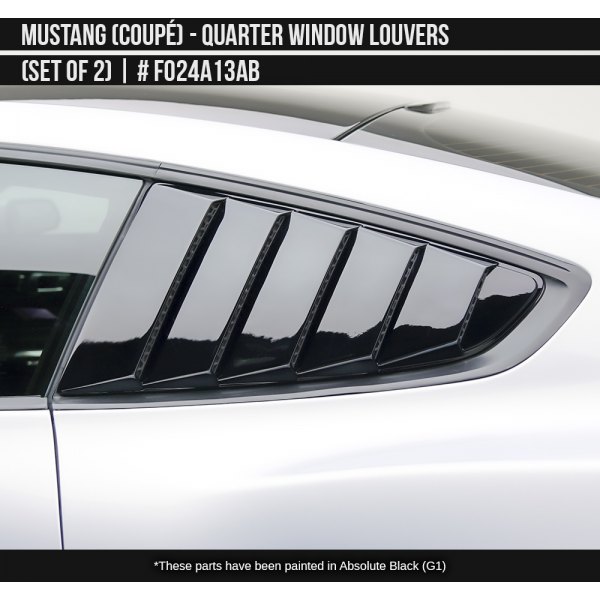 Air Design® - Quarter Window Louvers