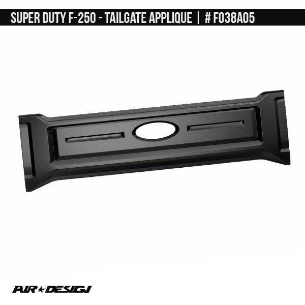 Air Design® - Satin Black Tailgate Applique