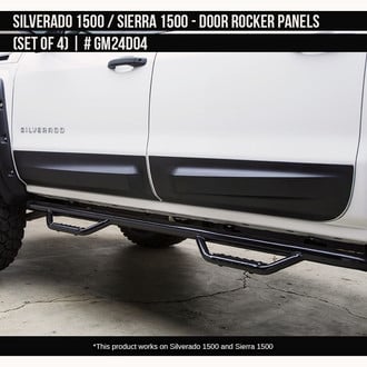 Air Design® - Satin Black Door Rocker Panel Set