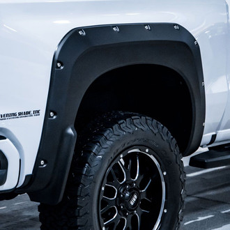 Air Design® - Super Bolt Satin Black Front and Rear Fender Flare Kit