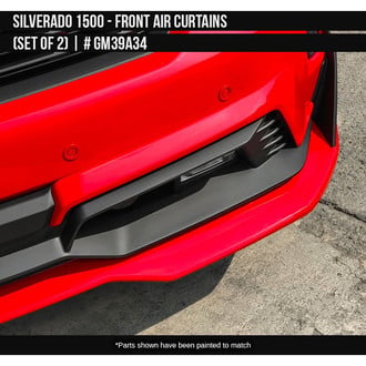 Air Design® - Satin Black Front Air Curtain Set