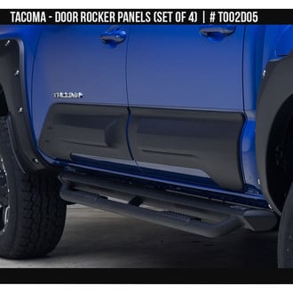Air Design® - Satin Black Door Rocker Panel Set