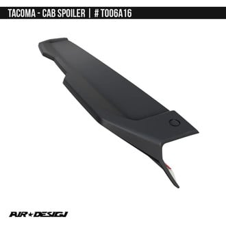 Air Design® - Satin Black Rear Cab Spoiler Satin Black