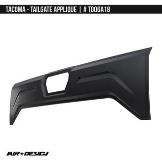 Air Design® - Satin Black Tailgate Applique