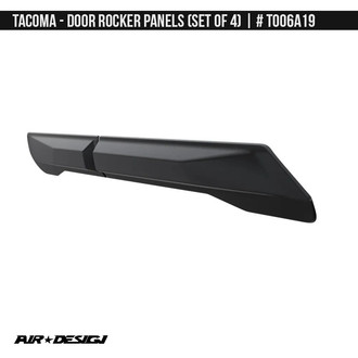Air Design® - Satin Black Door Rocker Panel Set