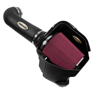AIRAID® - MXP Series Dam High-Density Polyethylene Black Cold Air Intake System with SynthaMax™ Red Filter with Intake Tube