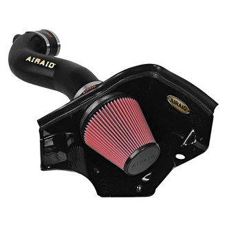 AIRAID® - MXP Series Dam High-Density Polyethylene Black Cold Air Intake System with SynthaFlow™ Red Filter with Intake Tube