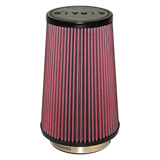 AIRAID® - SynthaFlow® Round Tapered Red Air Filter (4" F x 5.75" B x 4.719" T x 9" H)
