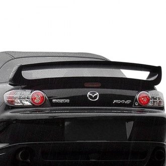 UNPAINTED-GREY PRIMER FINISH FOR MAZDA RX8 2009-2016 SPOILER WING NEW