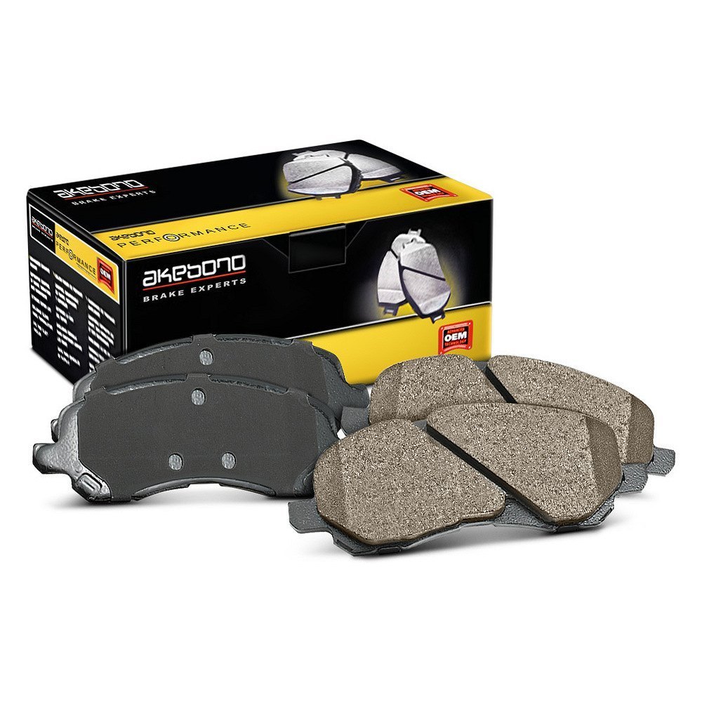 rotor compatibility & mini law enforcement & extreme use Precision fit & made from a proprietary mix of ceramic compounds to maximize performance Akebono Performance ASP1084 Akebono Performance Ultra-Premium Brake Pads specifically engineered for fleet