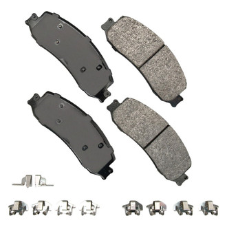 Akebono® - Severe Duty Semi-Metallic Front Disc Brake Pads