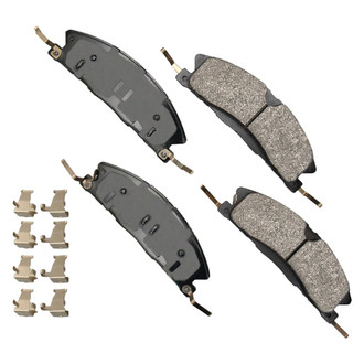 Akebono® - Severe Duty Semi-Metallic Brake Pads