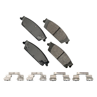 Akebono® - Severe Duty Semi-Metallic Rear Disc Brake Pads