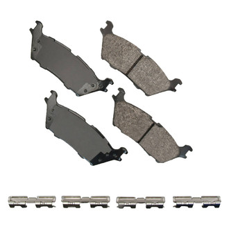 Akebono® - Severe Duty Semi-Metallic Brake Pads