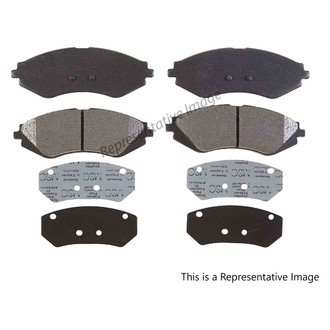 Akebono® - Severe Duty Semi-Metallic Rear Disc Brake Pads